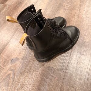 Dr. Martens Black Leather Boots